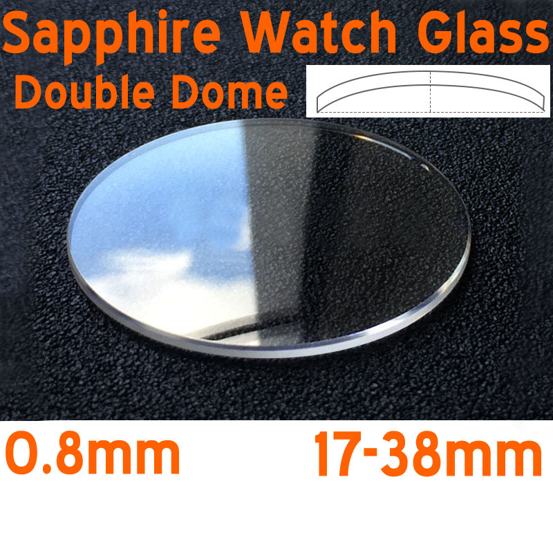 Watch Crystal Replacement - Saffier Horlogeglas Vervangende Onderdelen 0,8 mm