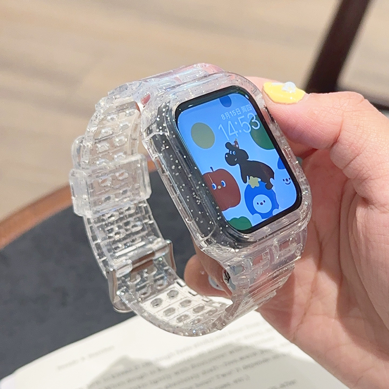Smartwatch Apple Watches For Men - Siliconen band + hoesje voor Apple