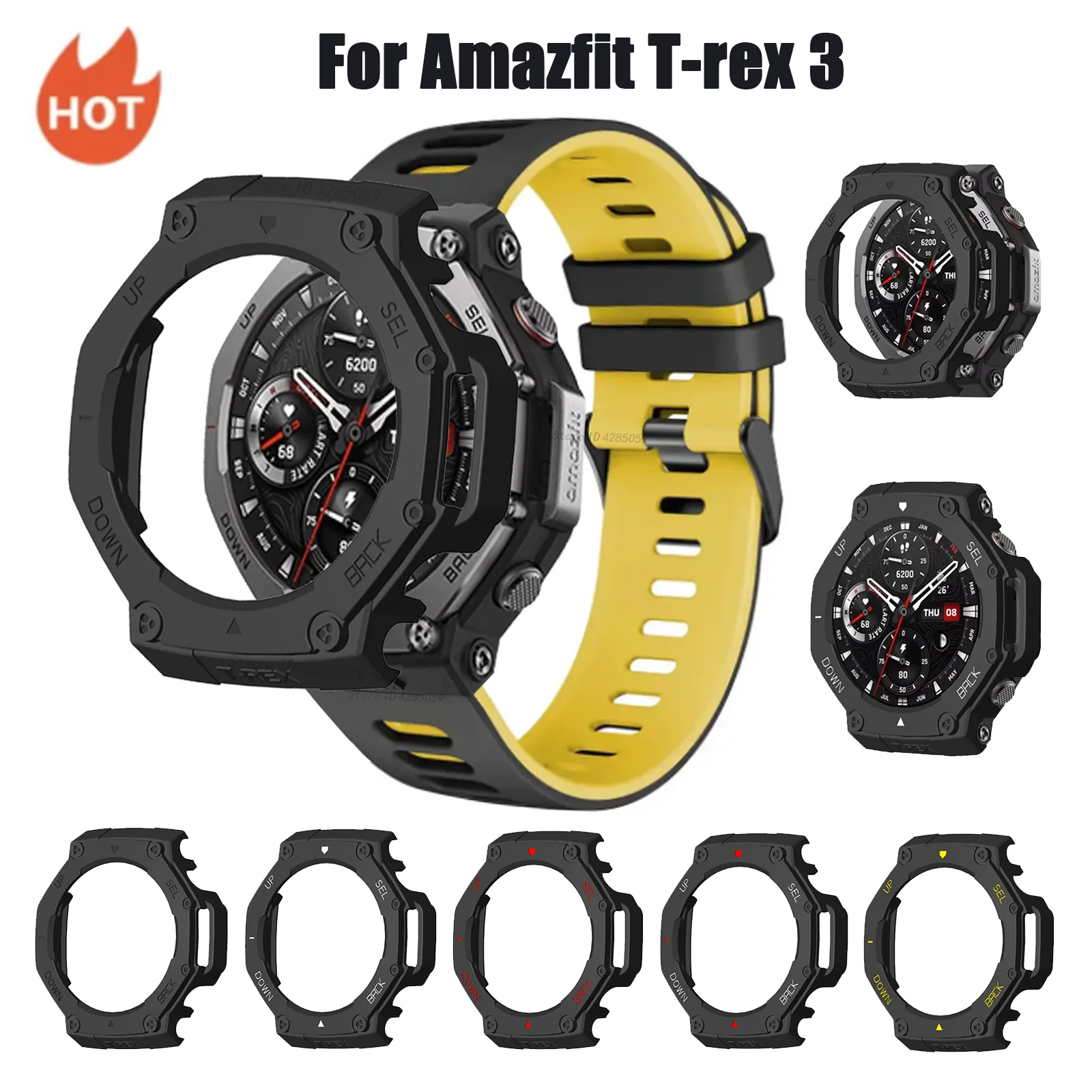Smartwatch Watches Amazfit - TPU Beschermhoes Voor Amazfit T-Rex3 Smart