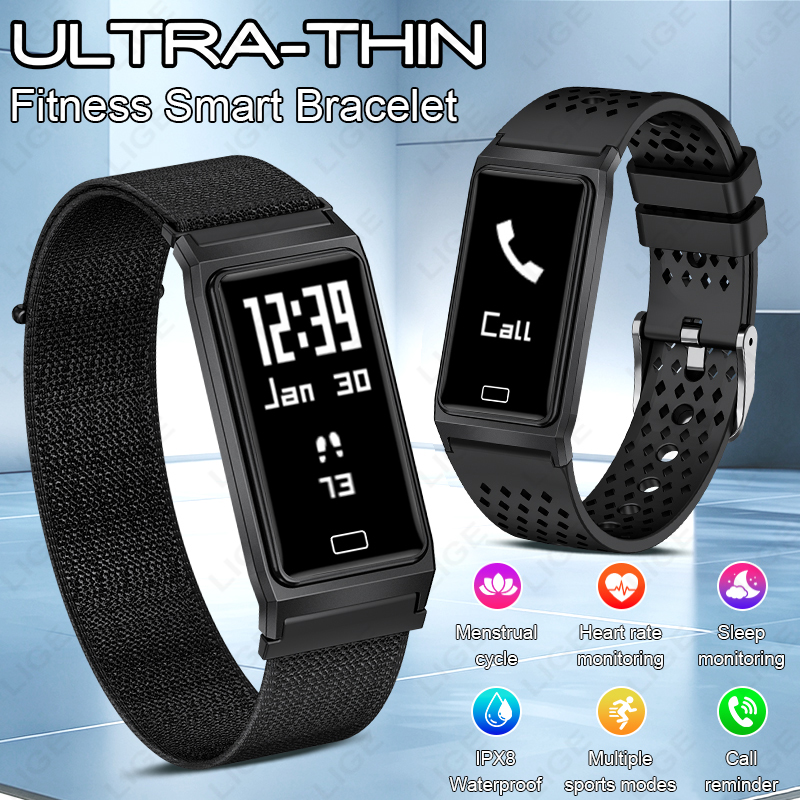 Smartwatch Slim Watches For Men - Nieuwe Ultra-Slim 4.9mm Smart Horloge Vrouwen