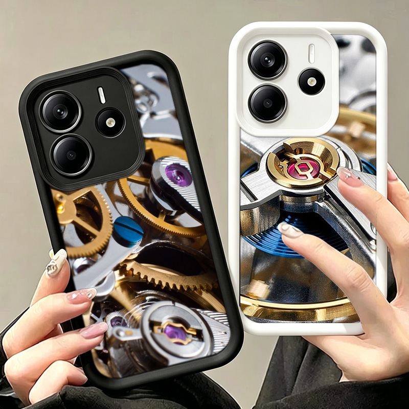 Watch X7 - Mechanische horlogekern interne versnellingsbak telefoonhoesje voor