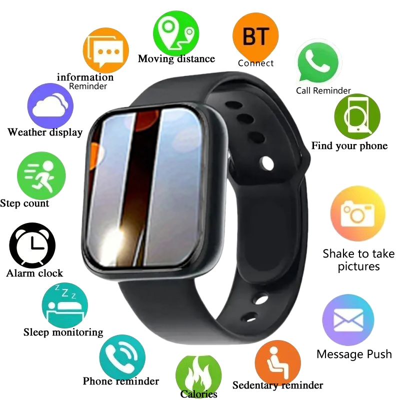 Watch Smart Y68 - Multifunctionele Slimme Horloges Vrouwen Bluetooth Verbonden
