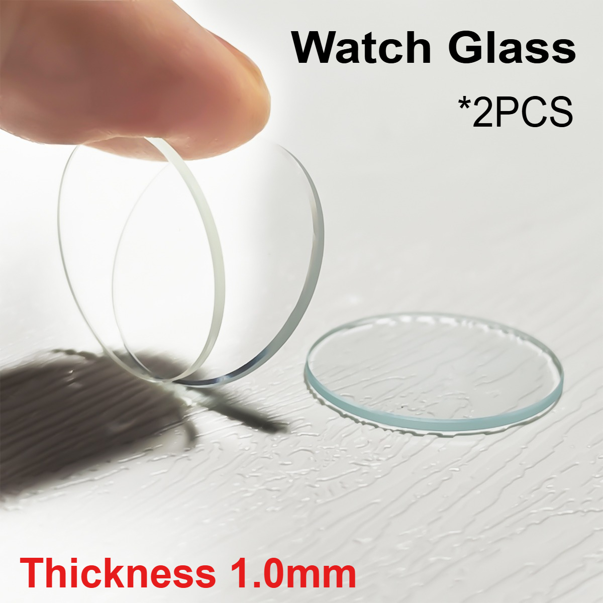 Watch Crystal Replacement - 2 Stuks 15 - 45mm Platte