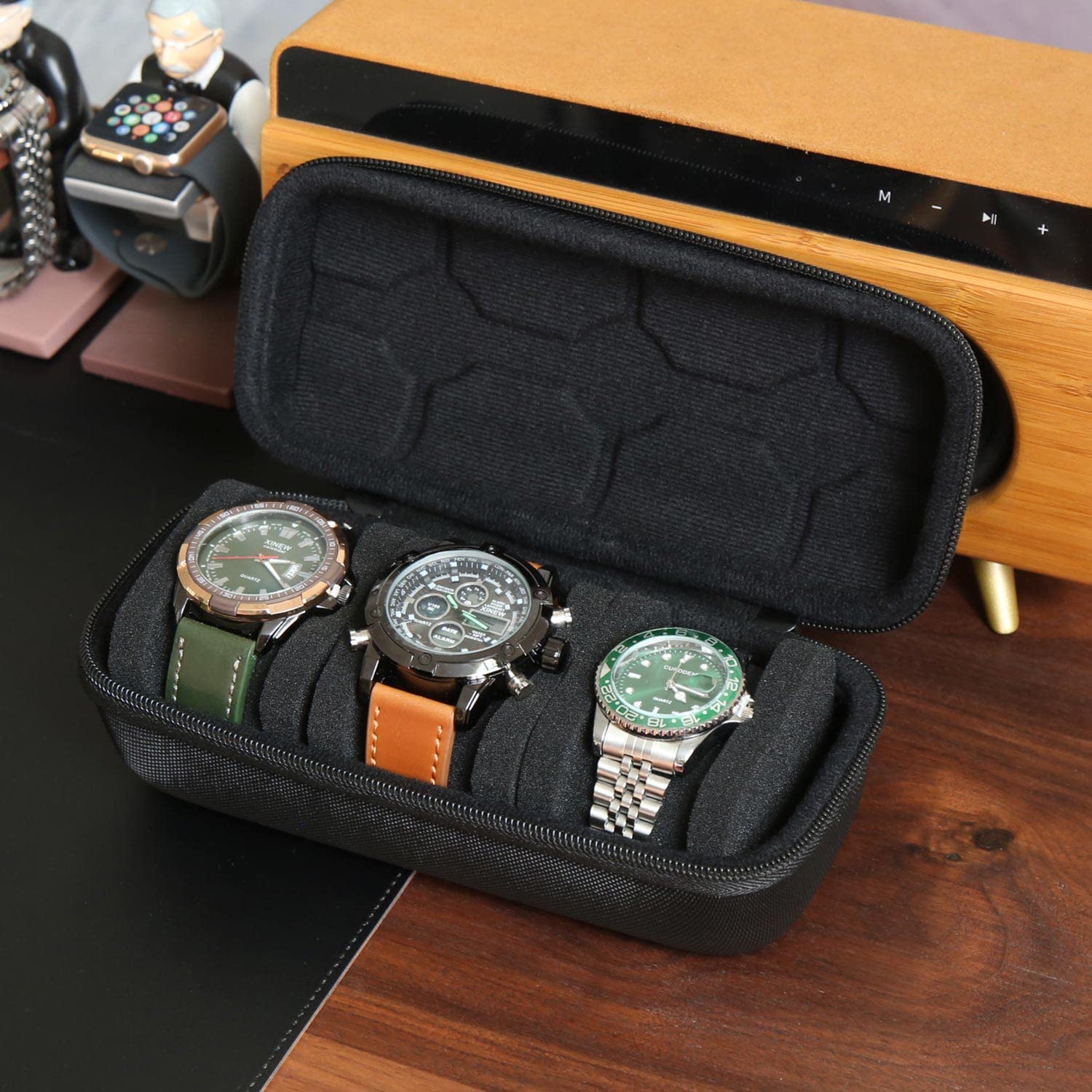 Watch Smart Smartwatch - Horlogebox-organizer voor mannen of vrouwen, horlogereistas,