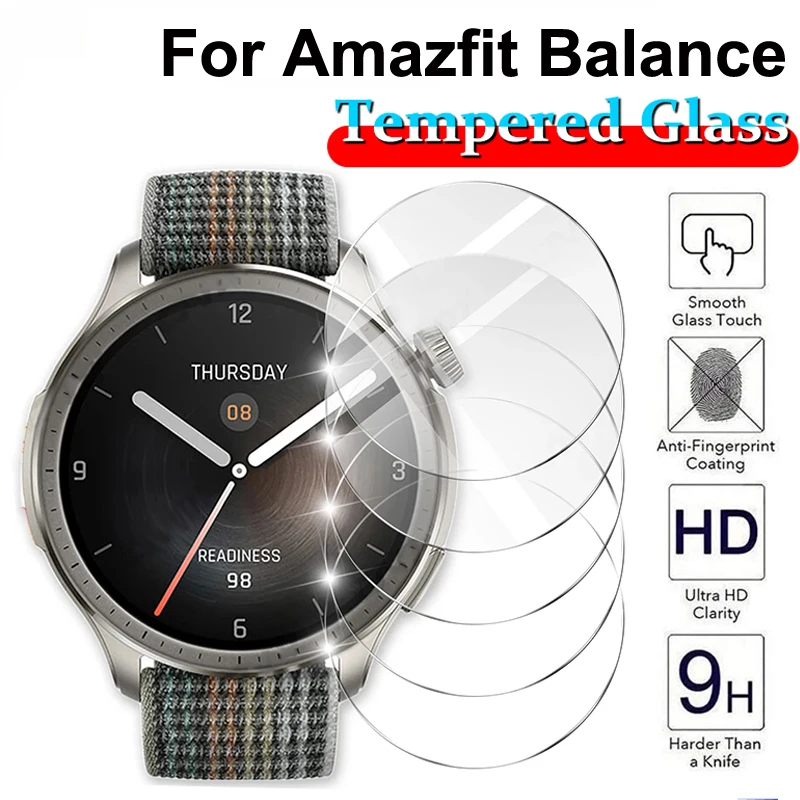 Smartwatch Watches Amazfit - Screenprotector voor Amazfit Balance, gehard glas,