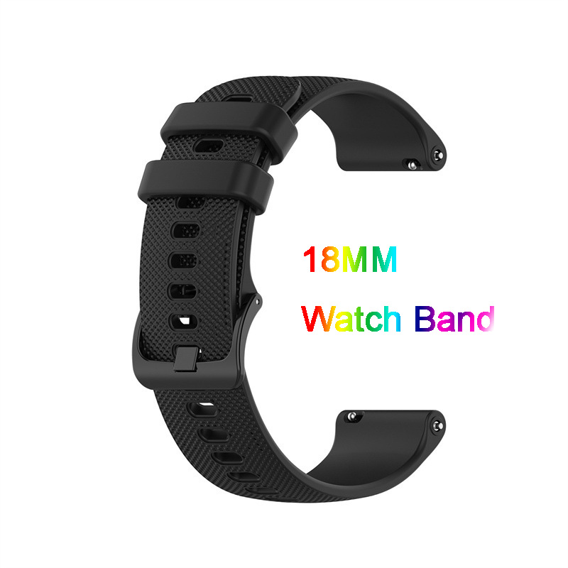 Fossil Watches Smartwatch Gen 4 - 18Mm Siliconen Horlogeband Compatibel Voor Fossiele