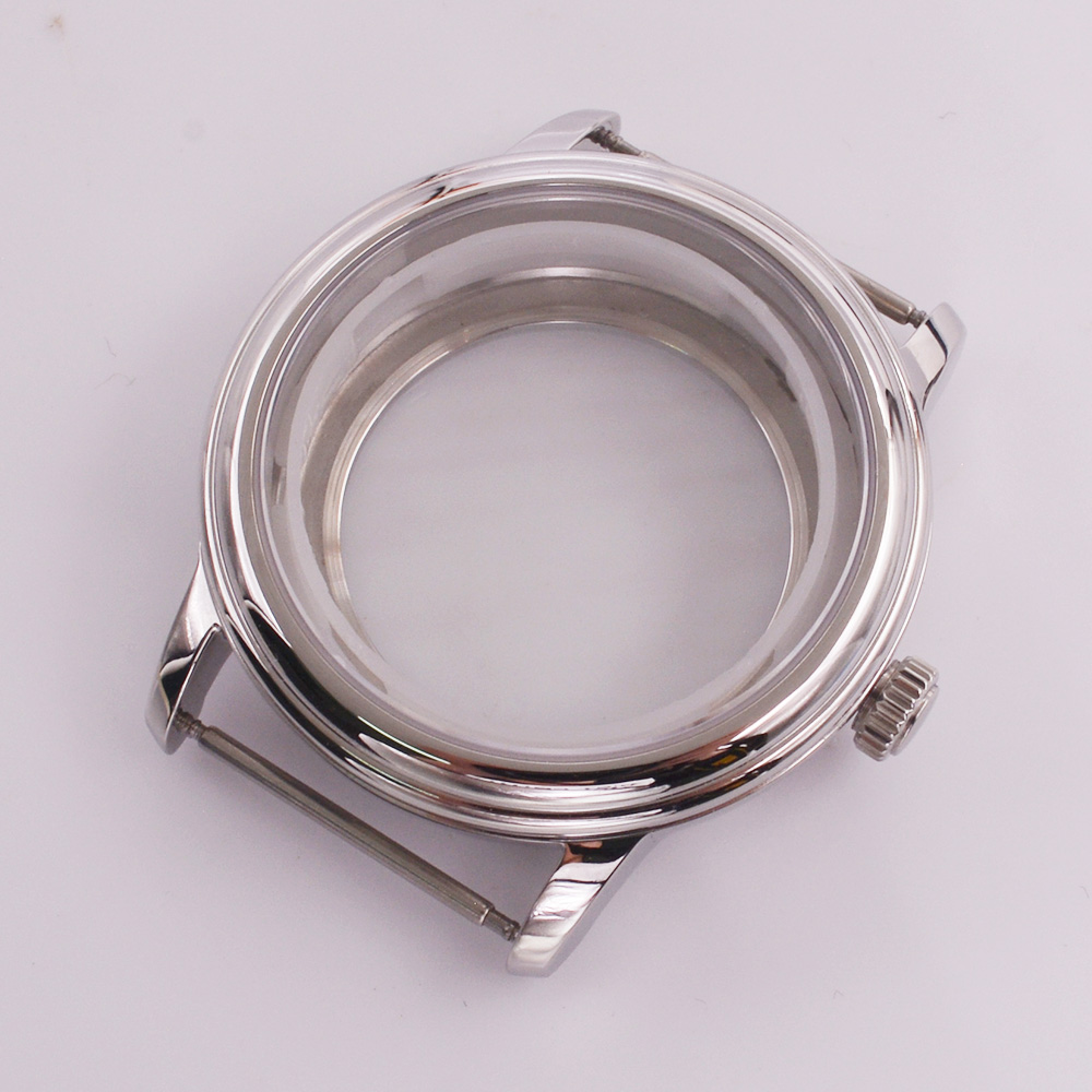 Watch Crystal Replacement - 40mm Saffierglas Massief Stalen Zilveren Horlogekast