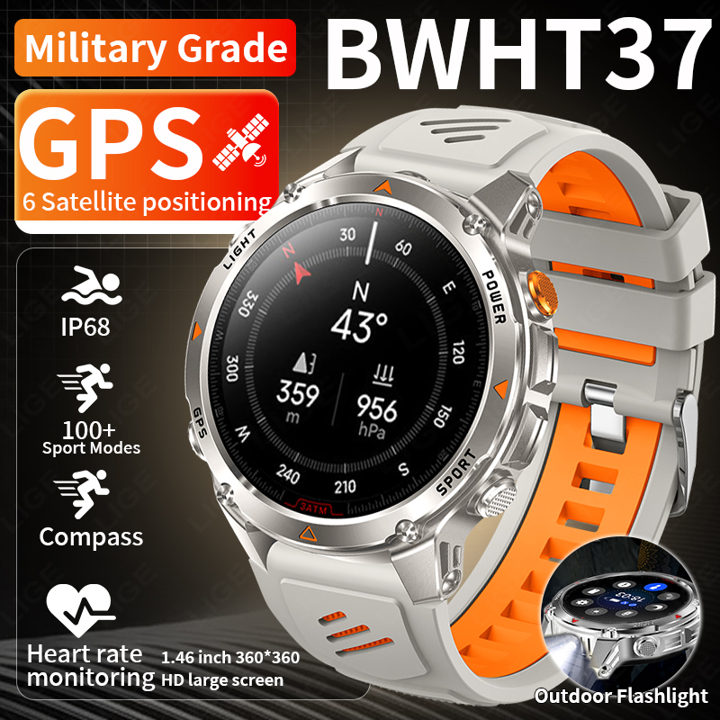 Watch Smart Smartwatch - LUIK Robuuste GPS Track Smart Horloge