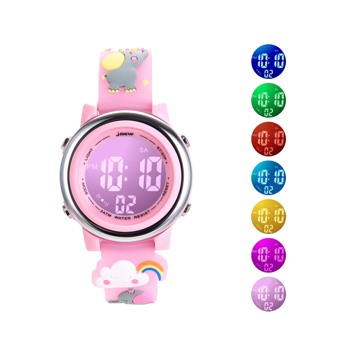 Smartwatch Digital Watches For Girls - UTHAI H120 kinderen Cartoon Sporthorloge Wekker