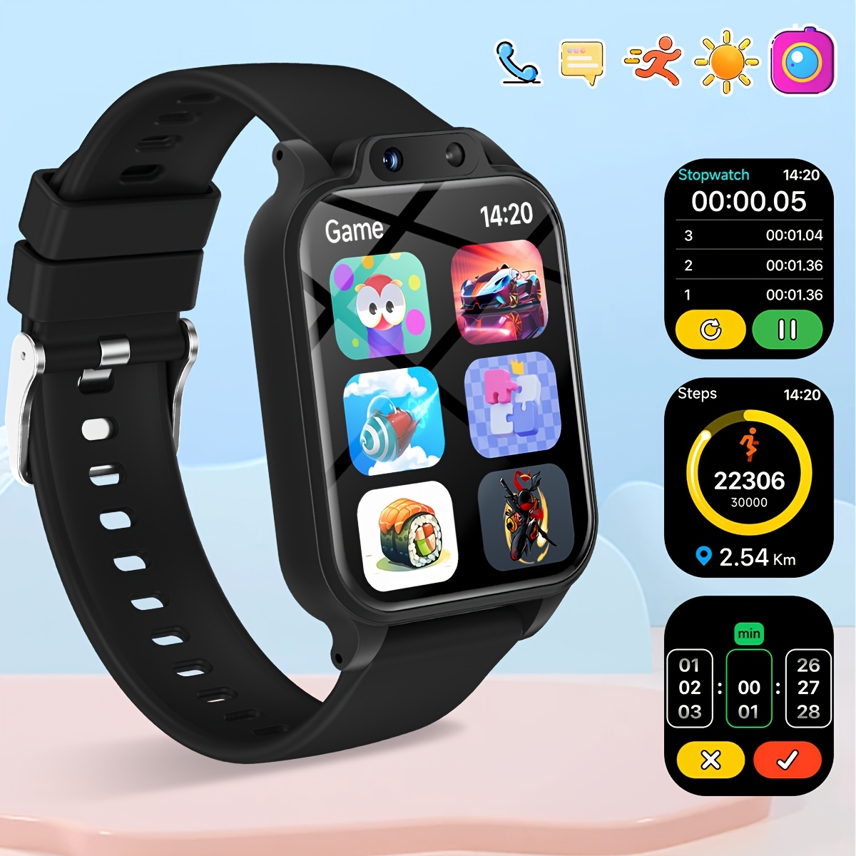 Kids Watches Not Smartwatch - Smartwatch voor kinderen met 18 educatieve