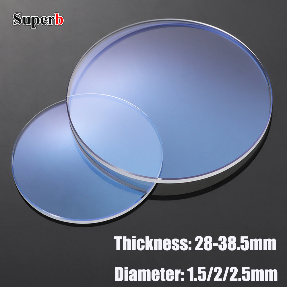Watch Crystal Replacement - 1.5/2.0/2.5mm Dikke Horlogeglas Saffier Vervanging Dubbele
