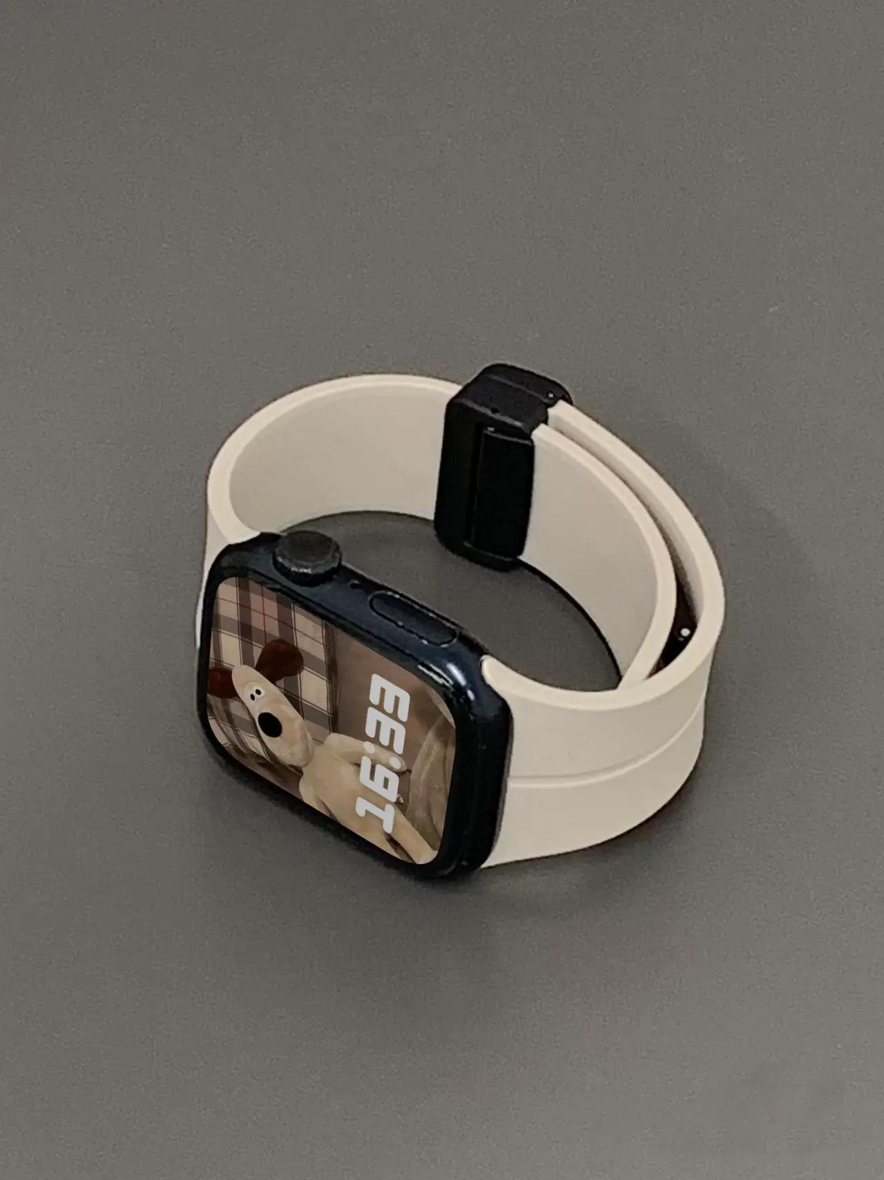 Smartwatch Apple Watches For Men - Magnetische Siliconen Band Voor Apple Horlogeband