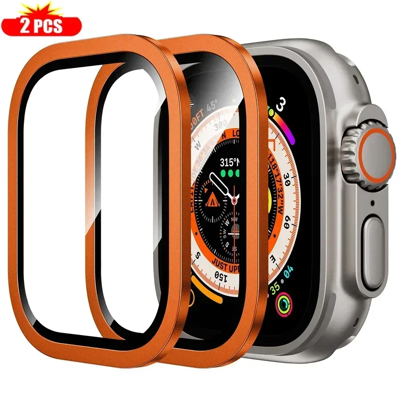 2 STKS Titanium Metalen Frame  - Smartwatch Apple Watches For Men recensie en prijs