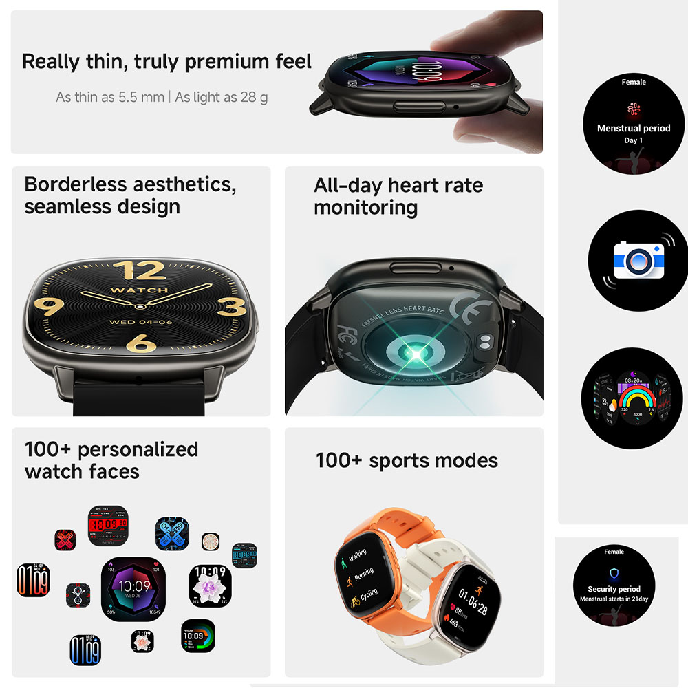 Nieuwe ultradunne modieuze sma - Smartwatch Stylish Watches For Women recensie en prijs