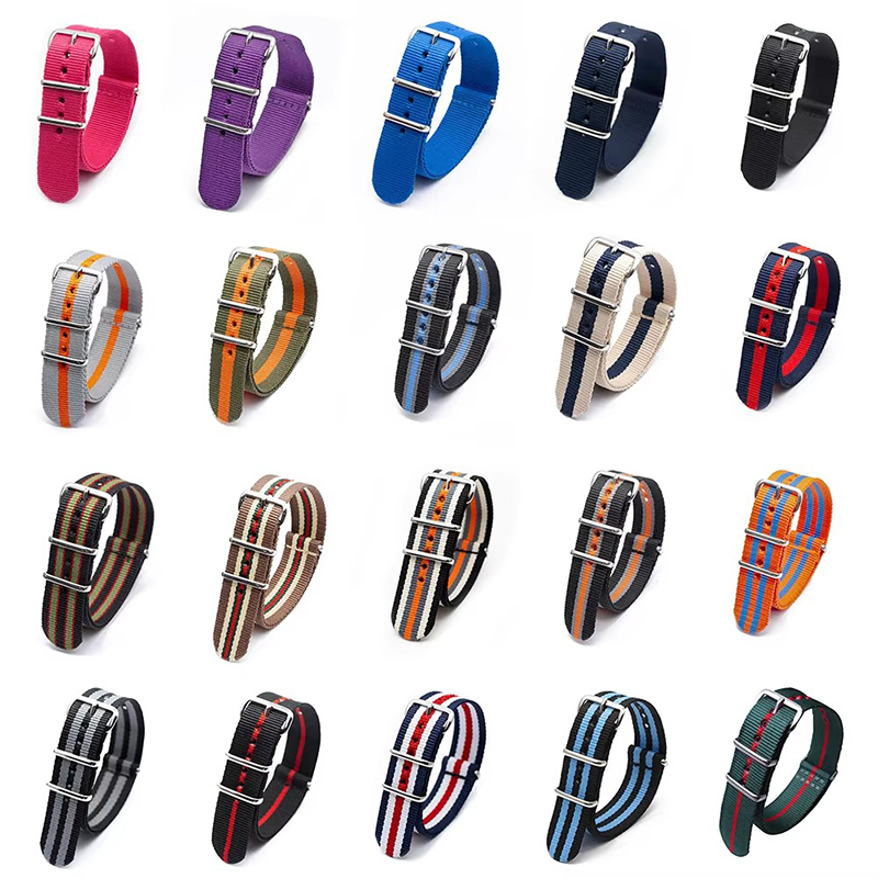 18/20/22/24Mm Cambos Strepen S - Nato Strap Nylon recensie en prijs