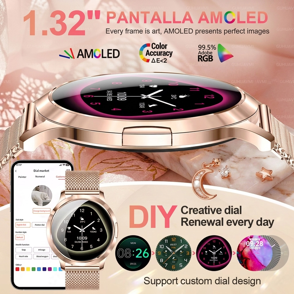 2026Nieuwe stijlvolle dames NF - Smartwatch Stylish Watches For Women recensie en prijs