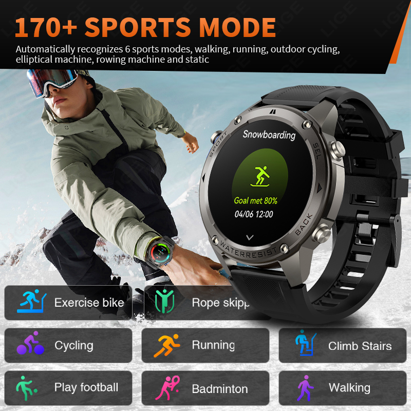 2026 Nieuwe Ultra Militaire Kw - Watch Smart Smartwatch recensie en prijs