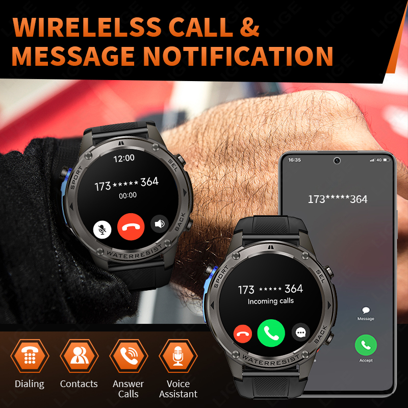 2026 Nieuwe Ultra Militaire Kw - Watch Smart Smartwatch recensie en prijs