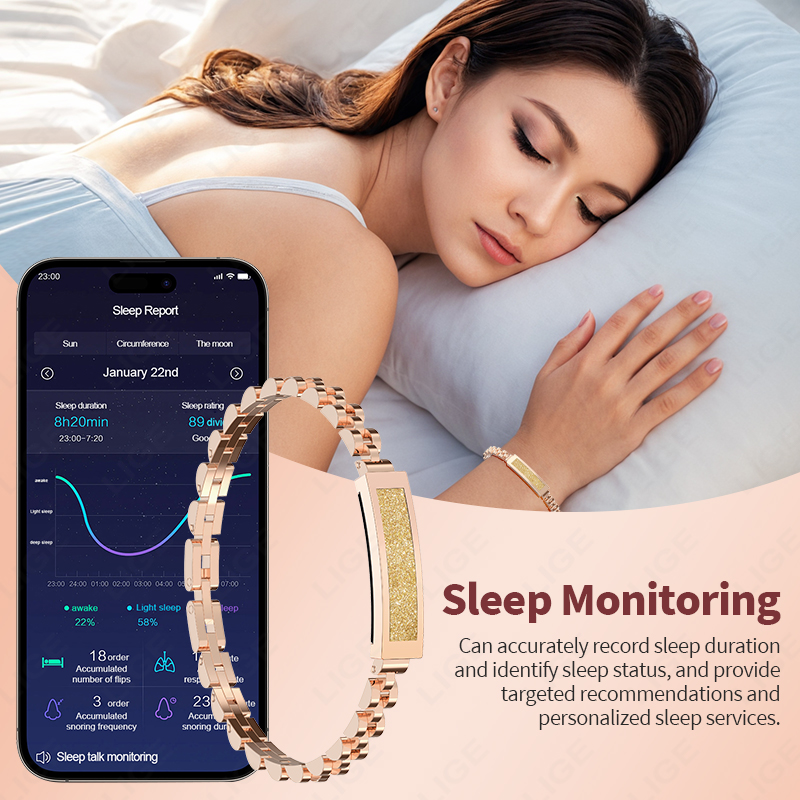 LIGE Nieuwe Smart Bracelet Sti - Smartwatch Stylish Watches For Women recensie en prijs