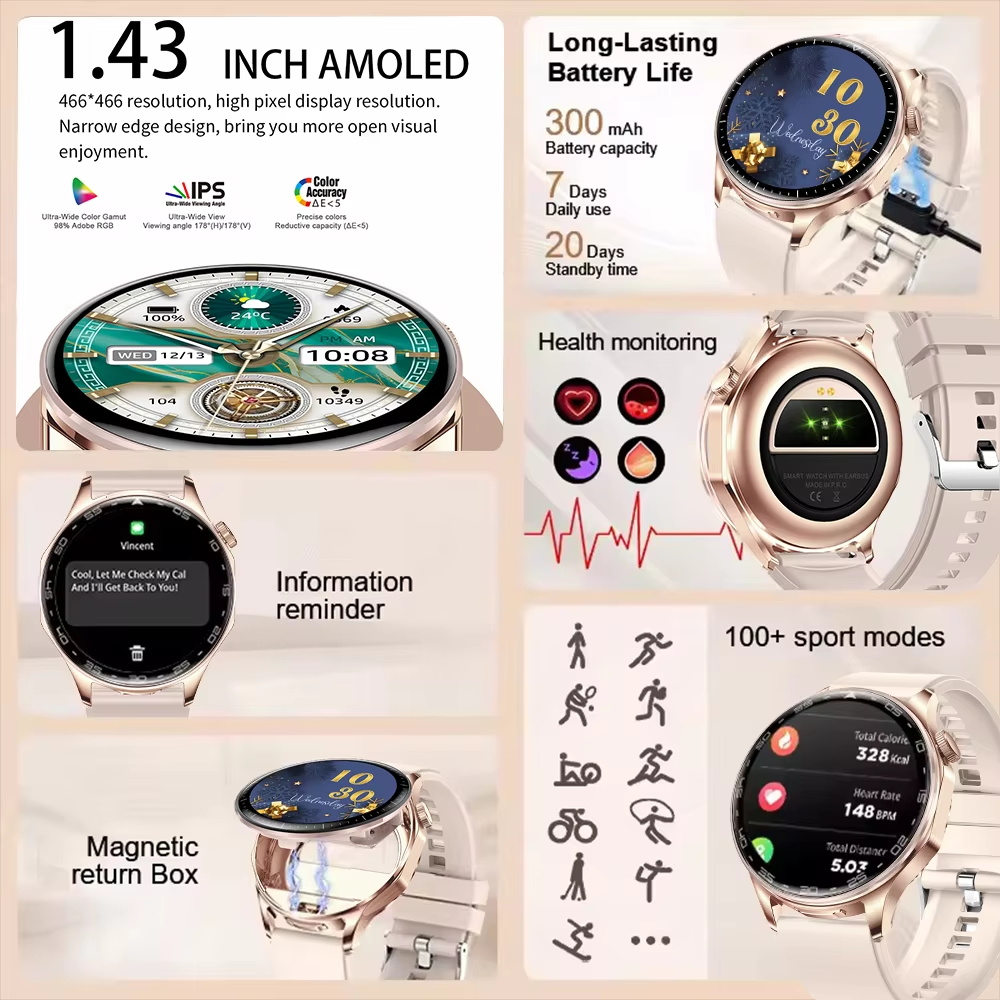 2-in-1 TWS-headset Smart Watch - Smartwatch Noise Watches For Women recensie en prijs