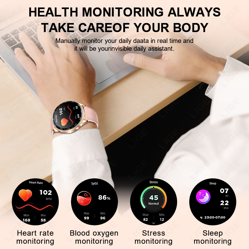 2 in 1 TWS Headset Smart Watch - Smartwatch Noise Watches For Women recensie en prijs