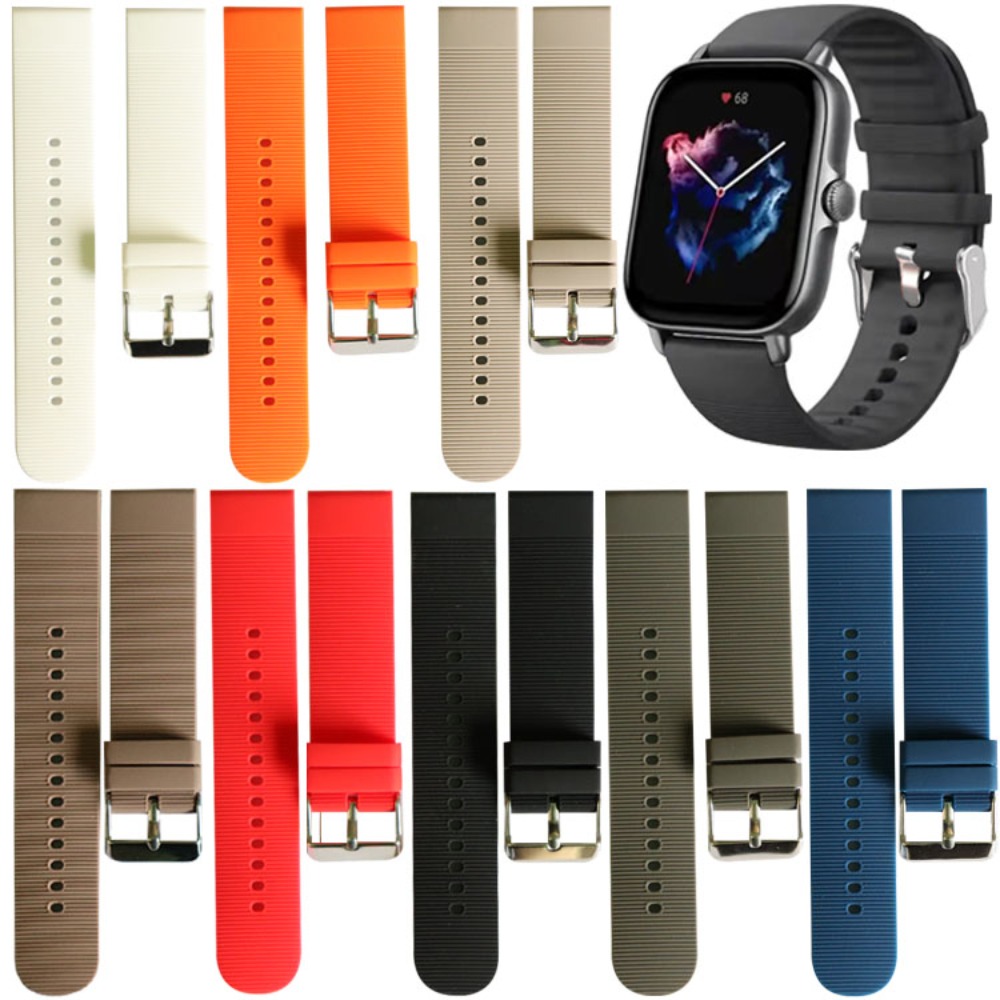 20 mm zachte siliconen band vo - Smartwatch Watches Amazfit recensie en prijs