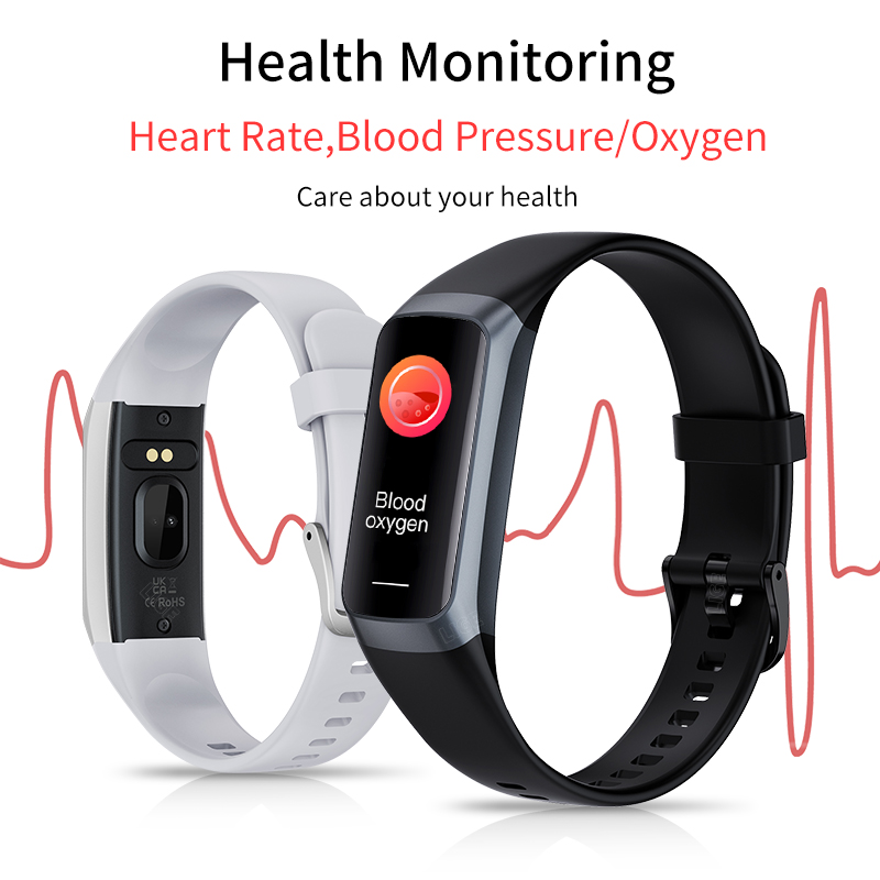 LUIK 1,1 inch Amoled hartslagm - Smartwatch Slim Watches For Men recensie en prijs