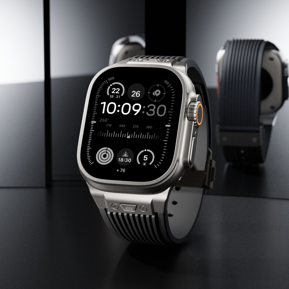 Siliconen band voor Apple Watc - Smartwatch Slim Watches For Men recensie en prijs