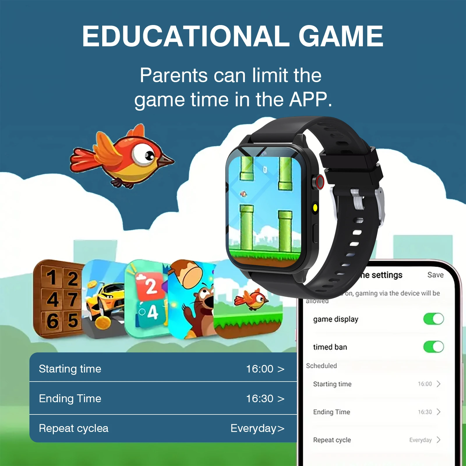 Smartwatch voor kinderen, 18 g - Smartwatch Watches For Kid Girl recensie en prijs