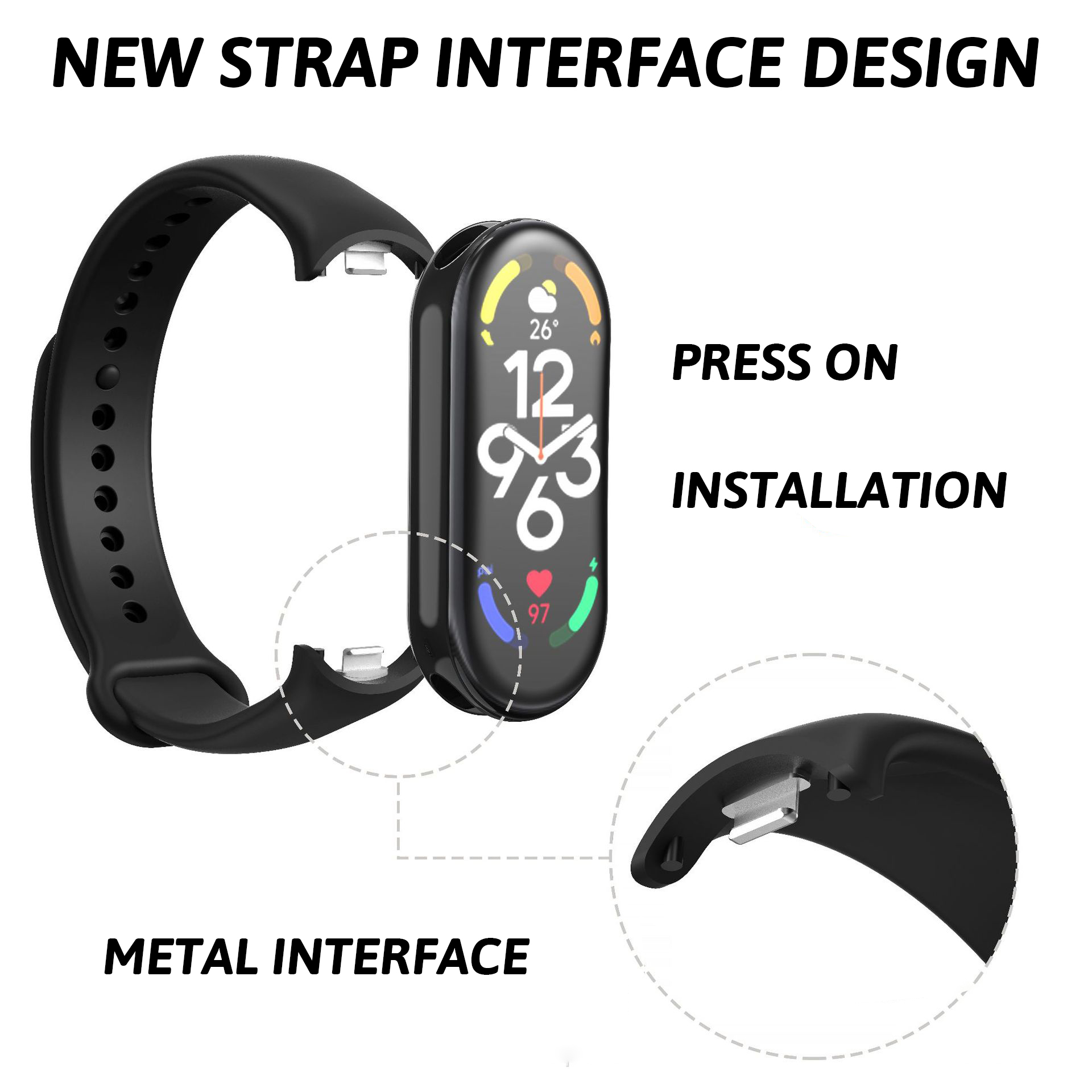 Siliconen Armband Voor Mi Band - Smartwatch Watches For Boys recensie en prijs