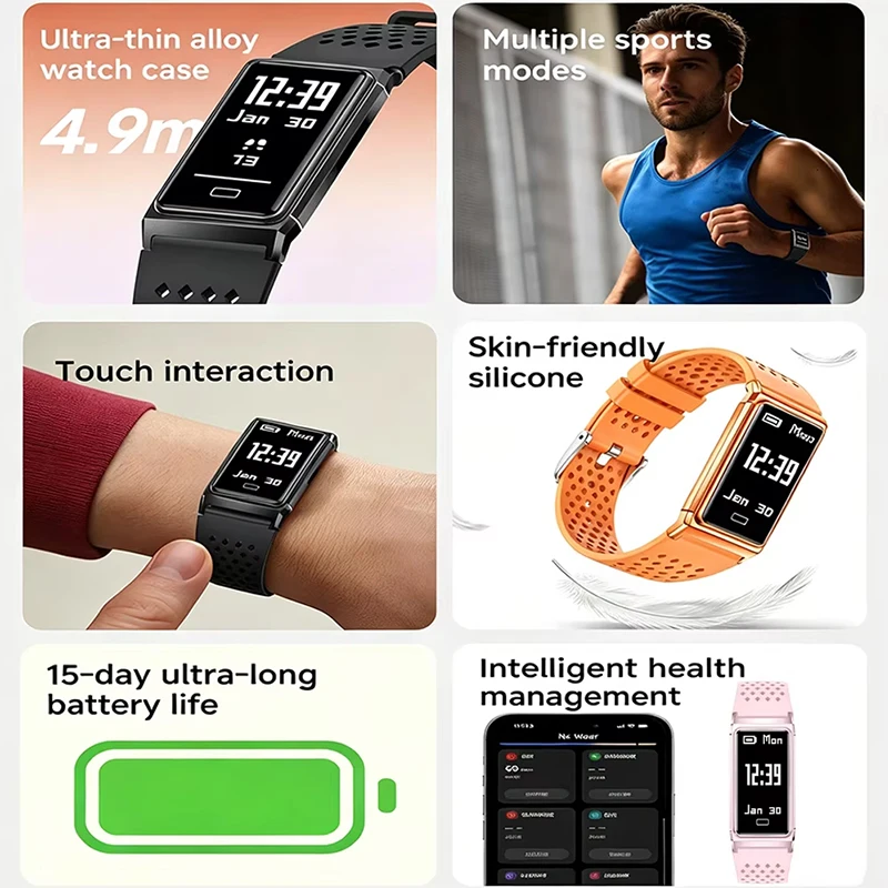 LIGE Nieuwe Ultraslanke Smart  - Smartwatch Slim Watches For Men recensie en prijs