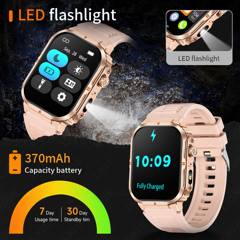 LUIK Nieuwe Vrouwen Smart Horl - Smartwatch Military Watches For Men recensie en prijs