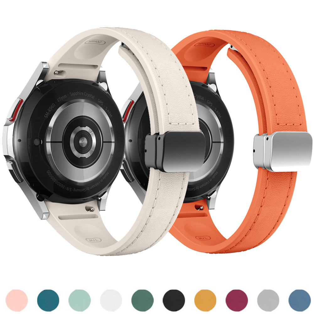 Echt Leer + Siliconen Band Voo - Smartwatch Slim Watches For Men recensie en prijs