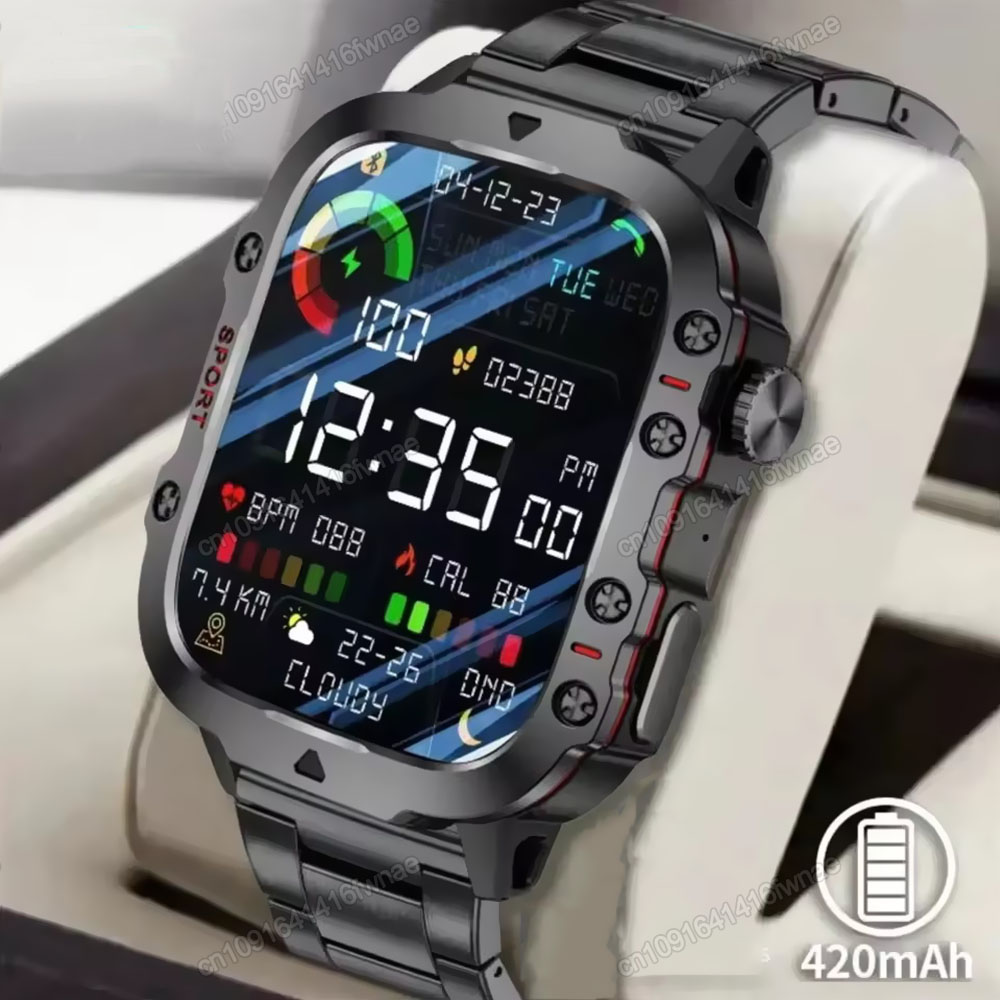 2026 Militaire Smartwatch GPS  - Smartwatch Military Watches For Men recensie en prijs