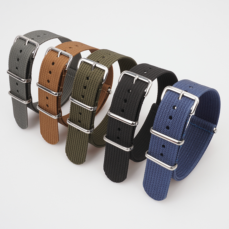 Geribbelde nylon band voor Sei - Nato Strap Nylon recensie en prijs