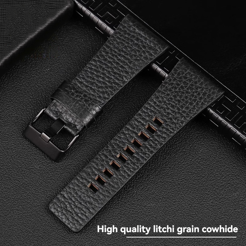 Lychee koeienhuid horlogeband  - Diesel Watches Smartwatch recensie en prijs