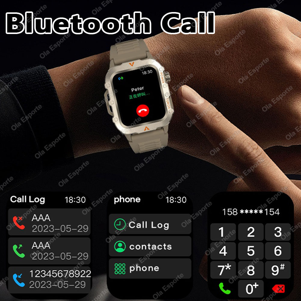 Nieuwe Militaire GPS Smart Hor - Smartwatch Military Watches For Men recensie en prijs