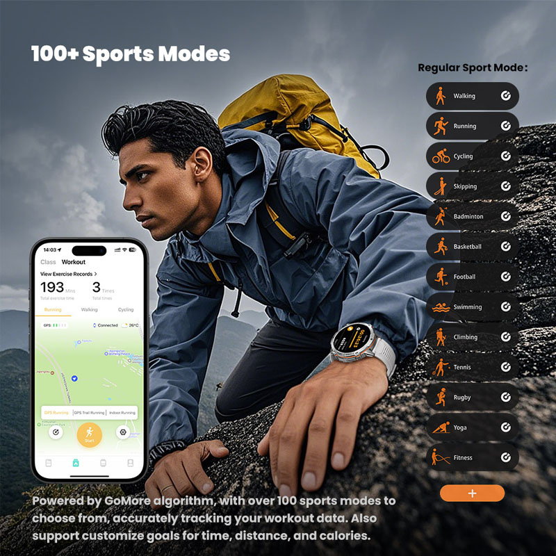 2026 Nieuwe TANK X3 Pro 1000mA - Smartwatch Military Watches For Men recensie en prijs