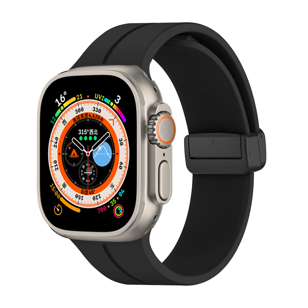 Magnetische Siliconen Band Voo - Smartwatch Apple Watches For Men recensie en prijs