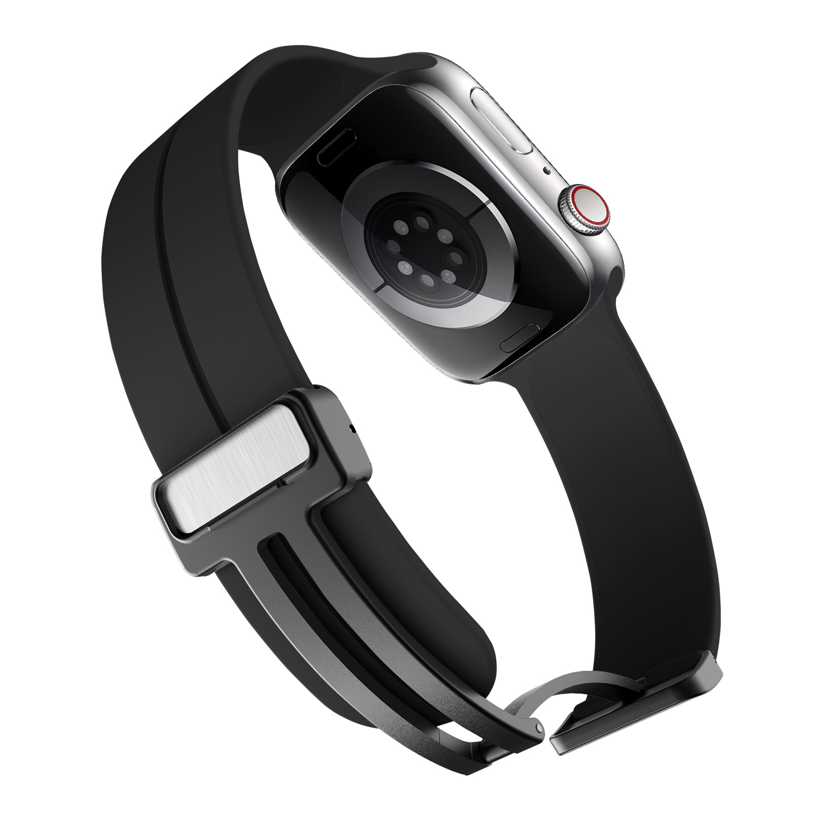 Magnetische Siliconen Band Voo - Smartwatch Apple Watches For Men recensie en prijs